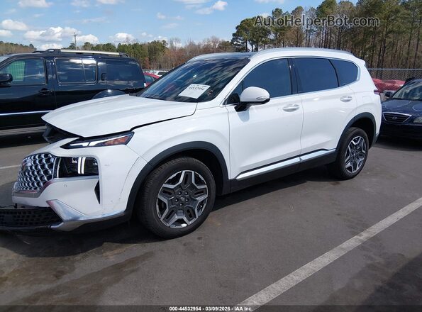 5NMS5DA13PH013568 2023 HYUNDAI SANTA FE HYBRID White Передня ліва чверть