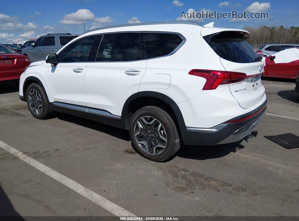 5NMS5DA13PH013568 2023 HYUNDAI SANTA FE HYBRID White Задня ліва чверть