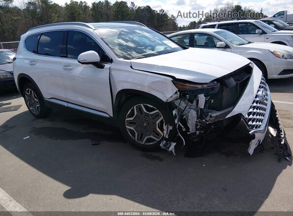 5NMS5DA13PH013568 2023 HYUNDAI SANTA FE HYBRID White Передня права чверть