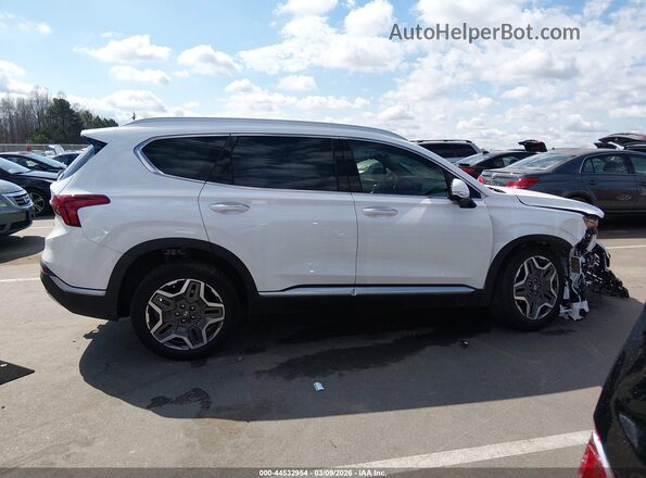 5NMS5DA13PH013568 2023 HYUNDAI SANTA FE HYBRID White Вид задньої частини салону