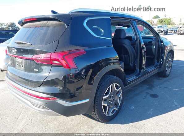 5NMS5DA17PH006459 2023 HYUNDAI SANTA FE HYBRID Черный Задняя правая четверть