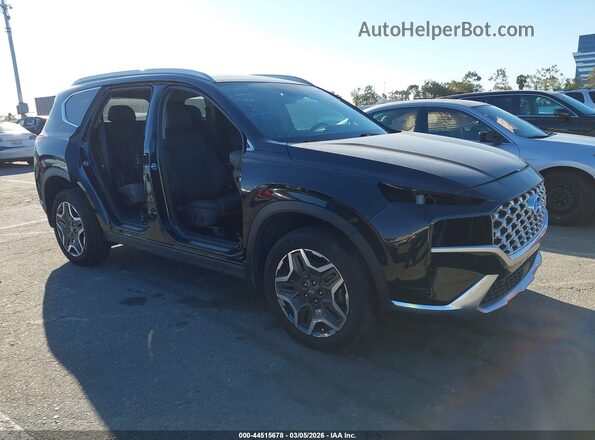 5NMS5DA17PH006459 2023 HYUNDAI SANTA FE HYBRID Черный Передняя правая четверть