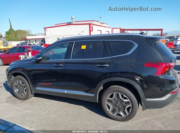 5NMS5DA17PH006459 2023 HYUNDAI SANTA FE HYBRID Черный Вид задней части салона