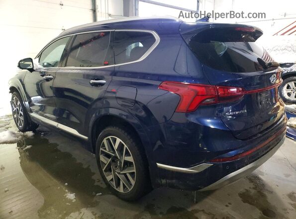 5NMS5DAL2NH464022 2022 HYUNDAI SANTA FE CALLIGRAPHY Blue Հետևի ձախ
