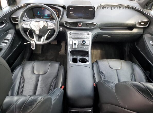 5NMS5DAL3MH359746 2021 HYUNDAI SANTA FE CALLIGRAPHY Blue Առջևի վահանակի տեսք