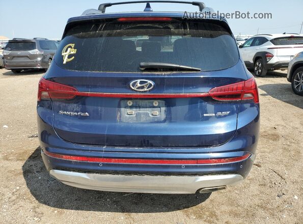 5NMS5DAL3MH359746 2021 HYUNDAI SANTA FE CALLIGRAPHY Blue Հետևի տեսք