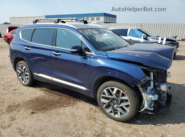 5NMS5DAL3MH359746 2021 HYUNDAI SANTA FE CALLIGRAPHY Blue Առջևի աջ