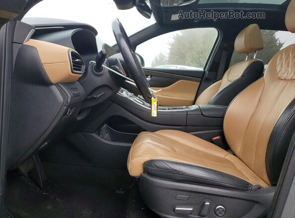 5NMS5DAL4PH505737 2023 HYUNDAI SANTA FE CALLIGRAPHY Gray Вид салону спереду