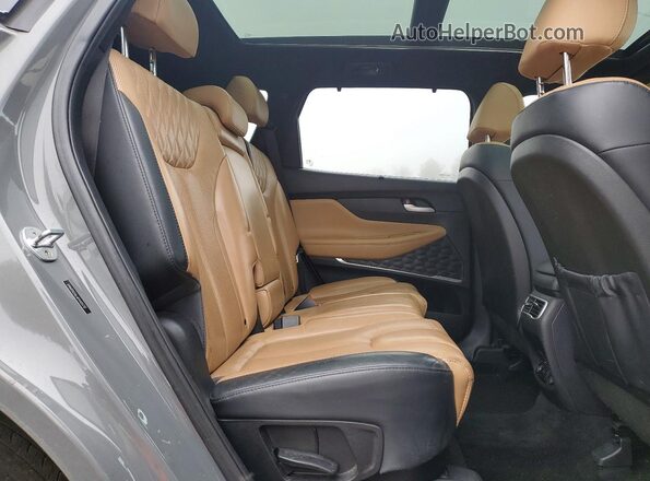 5NMS5DAL4PH505737 2023 HYUNDAI SANTA FE CALLIGRAPHY Gray Вид задньої частини салону