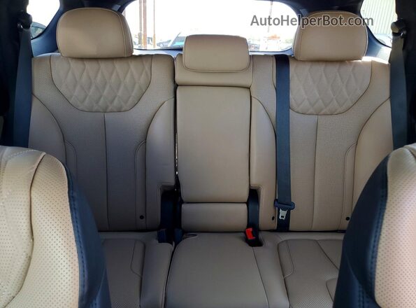 5NMS5DAL4PH644864 2023 HYUNDAI SANTA FE CALLIGRAPHY Gray Vista de los asientos traseros