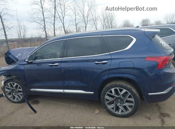5NMS5DAL6NH443948 2022 HYUNDAI SANTA FE CALLIGRAPHY Blue სალონის 360-გრადუსიანი ხედი