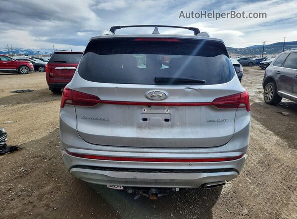 5NMS5DAL7NH379080 2022 HYUNDAI SANTA FE CALLIGRAPHY Silver უკანა ხედი
