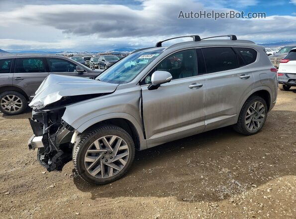 5NMS5DAL7NH379080 2022 HYUNDAI SANTA FE CALLIGRAPHY Silver წინა მარცხენა ხედი სამი მეოთხედიდან