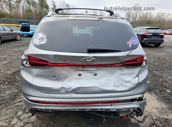 5NMS5DAL9MH368886 2021 HYUNDAI SANTA FE CALLIGRAPHY Серебряный Вид сзади