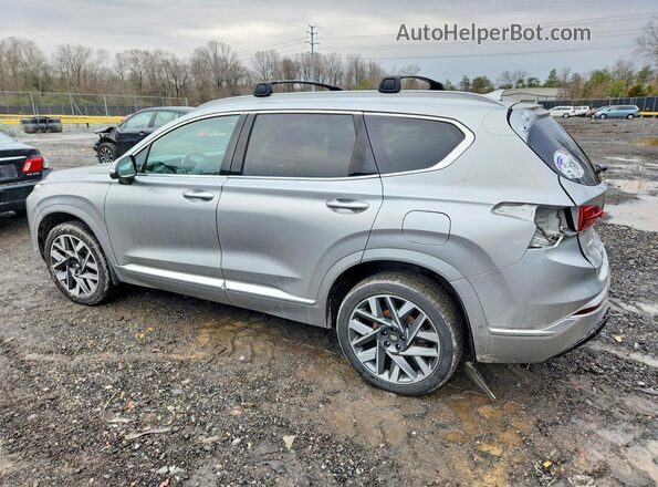5NMS5DAL9MH368886 2021 HYUNDAI SANTA FE CALLIGRAPHY Серебряный Задняя левая четверть