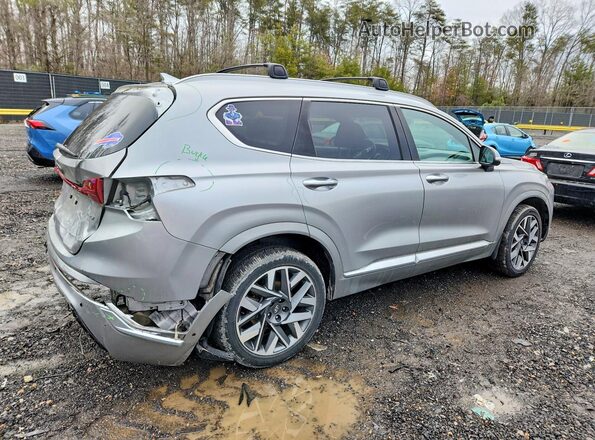 5NMS5DAL9MH368886 2021 HYUNDAI SANTA FE CALLIGRAPHY Серебряный Задняя правая четверть