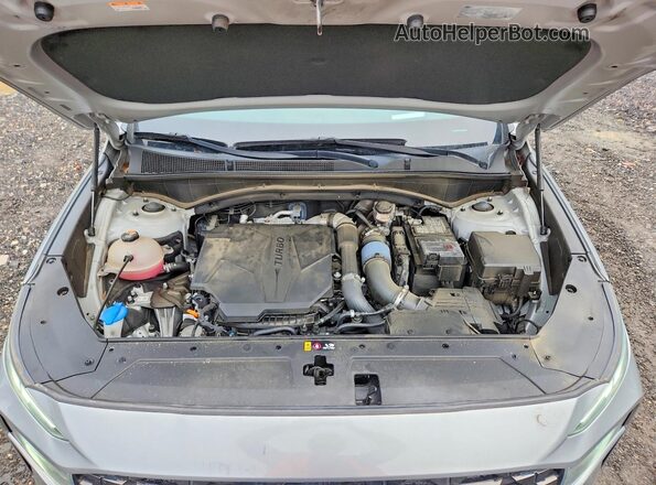 5NMS5DAL9MH368886 2021 HYUNDAI SANTA FE CALLIGRAPHY Серебряный Вид подкапотного пространства