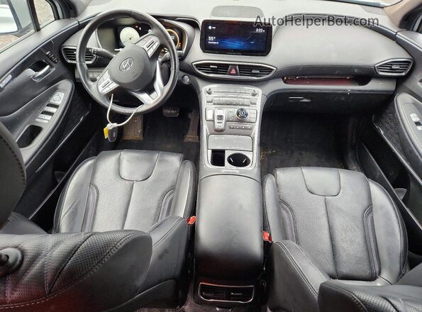 5NMS5DAL9MH368886 2021 HYUNDAI SANTA FE CALLIGRAPHY Серебряный Вид панели приборов