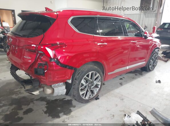 5NMS5DALXPH556515 2023 HYUNDAI SANTA FE CALLIGRAPHY Красный Задняя правая четверть