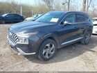 2021 Hyundai Santa Fe Sel Gray vin: 5NMS6DAJ4MH315895