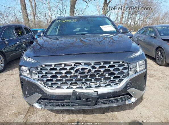 5NMS6DAJ4MH315895 2021 HYUNDAI SANTA FE Gray Widok zestawu wskaźników