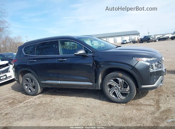 5NMS6DAJ4MH315895 2021 HYUNDAI SANTA FE Gray Widok wnętrza z tyłu