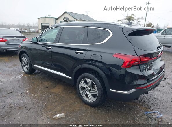 5NMS6DAJ7NH395842 2022 HYUNDAI SANTA FE Black Rear left