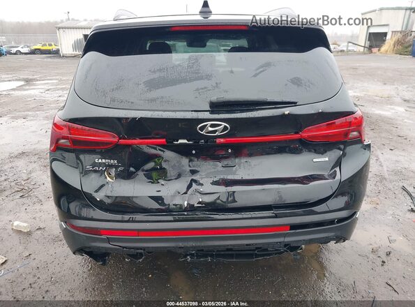 5NMS6DAJ7NH395842 2022 HYUNDAI SANTA FE Black Front view