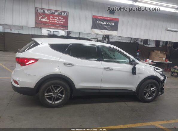 5NMZTDLB0JH080761 2018 HYUNDAI SANTA FE SPORT Белый Вид задней части салона