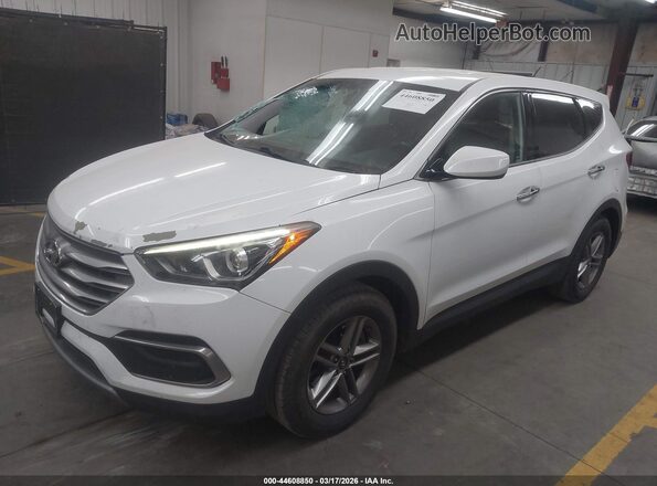 5NMZTDLB0JH080761 2018 HYUNDAI SANTA FE SPORT Белый Передняя левая четверть