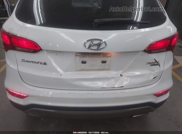 5NMZTDLB0JH080761 2018 HYUNDAI SANTA FE SPORT Белый Вид спереди