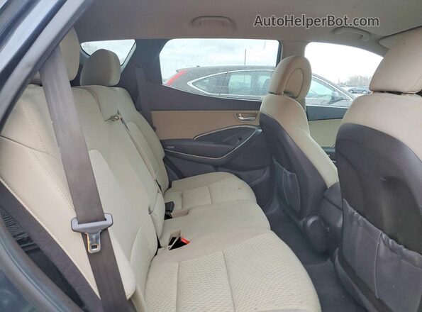 5NMZTDLB9JH097767 2018 HYUNDAI SANTA Синий Вид задней части салона