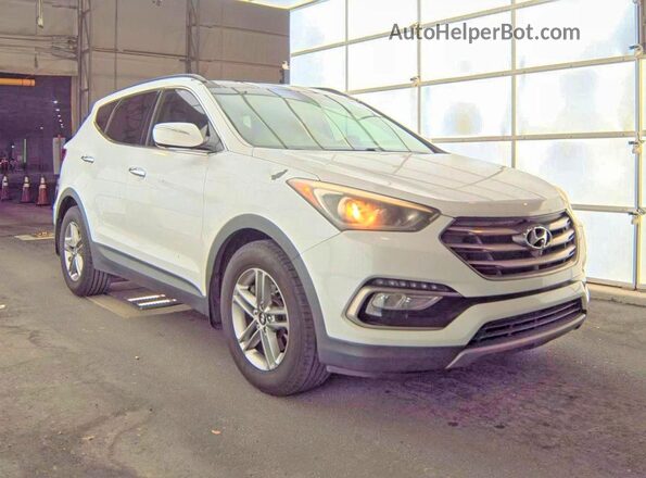 5NMZU3LB0HH046286 2017 HYUNDAI SANTA Белый Передняя левая четверть
