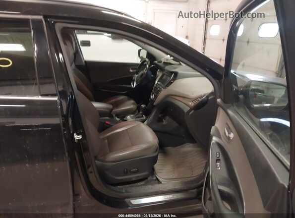 5NMZUDLB6JH077814 2018 HYUNDAI SANTA FE SPORT Черный Вид салона спереди