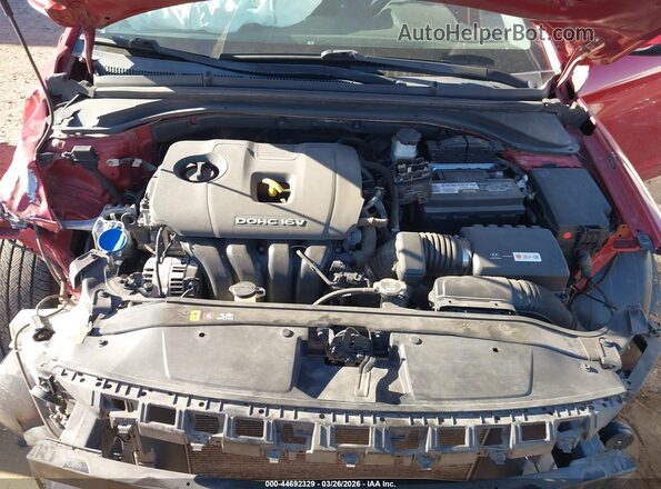 5NPD74LF0HH160107 2017 HYUNDAI ELANTRA Темно-бордовый Вид сзади