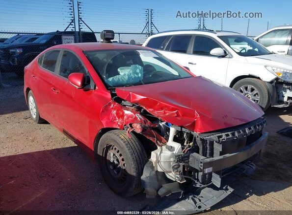 5NPD74LF0HH160107 2017 HYUNDAI ELANTRA Темно-бордовый Передняя правая четверть