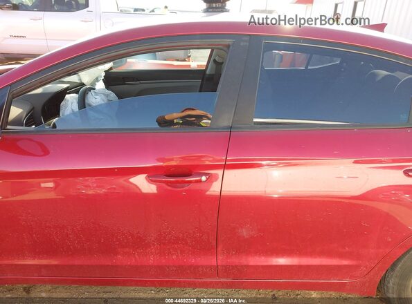 5NPD74LF0HH160107 2017 HYUNDAI ELANTRA Темно-бордовый 