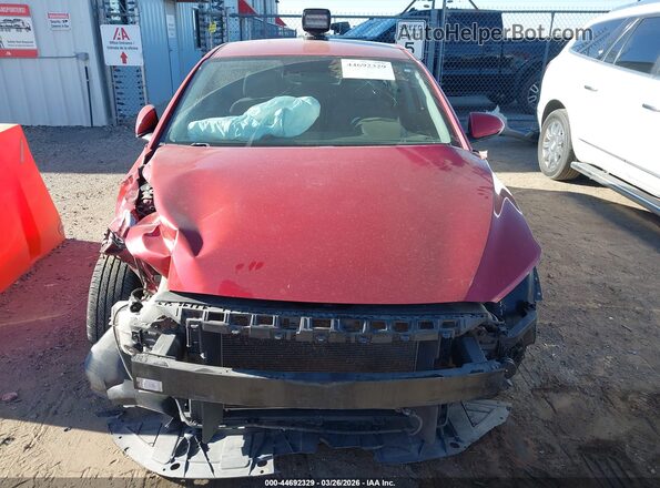 5NPD74LF0HH160107 2017 HYUNDAI ELANTRA Темно-бордовый Вид задней части салона