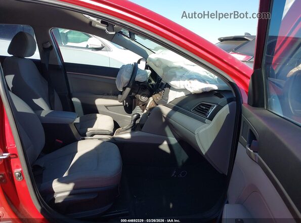 5NPD74LF0HH160107 2017 HYUNDAI ELANTRA Темно-бордовый Вид салона спереди