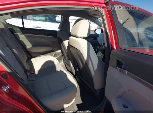5NPD74LF0HH160107 2017 HYUNDAI ELANTRA Темно-бордовый Вид наклейки с VIN-кодом