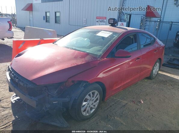 5NPD74LF0HH160107 2017 HYUNDAI ELANTRA Темно-бордовый Передняя левая четверть