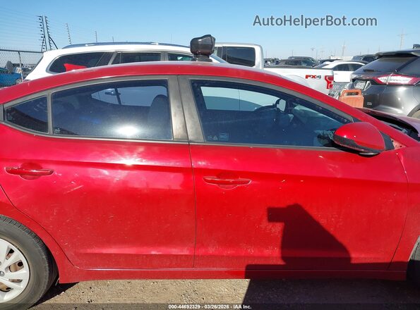 5NPD74LF0HH160107 2017 HYUNDAI ELANTRA Темно-бордовый Панорамный вид салона 360°