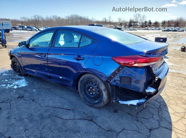 5NPD74LF0JH285632 2018 HYUNDAI ELANTRA Синий Задняя левая четверть