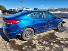 2018 Hyundai Elantra Se Синий vin: 5NPD74LF0JH285632