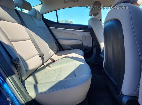5NPD74LF0JH285632 2018 HYUNDAI ELANTRA Синий Вид задних сидений