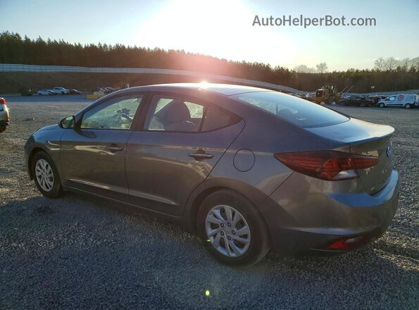 5NPD74LF0KH486531 2019 HYUNDAI ELANTRA Gray უკანა მარცხენა