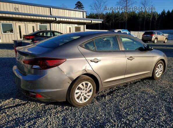 5NPD74LF0KH486531 2019 HYUNDAI ELANTRA Gray უკანა მარჯვენა