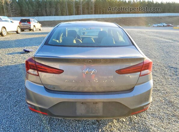 5NPD74LF0KH486531 2019 HYUNDAI ELANTRA Gray უკანა ხედი
