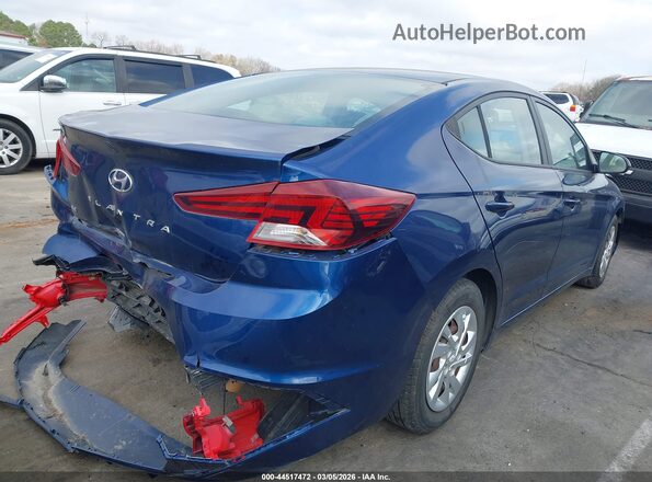 5NPD74LF0LH594536 2020 HYUNDAI ELANTRA Синий Задняя правая четверть