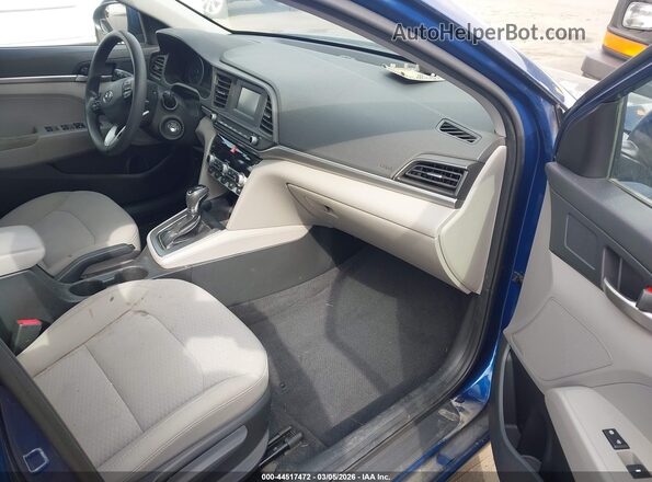 5NPD74LF0LH594536 2020 HYUNDAI ELANTRA Синий Вид салона спереди